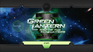 Green Lantern - rise of the Manhunters screen shot title